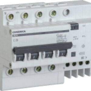 Дифференциальный автомат АД14 4Р 10А 30мА / MAD15-4-010-C-030 21век