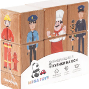 Развивающий игровой набор Кубики на оси Профессии / 15201 21век
