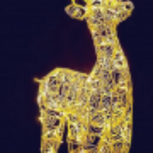 Светодиодная фигура 3D Ажур Олень 1.5м 24В 21век