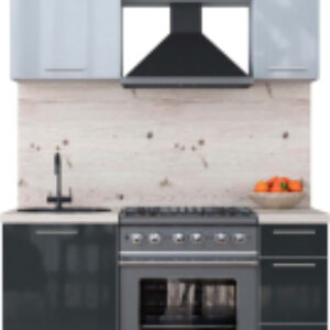 Кухонный гарнитур Мила Пластик 1.5 А 21век