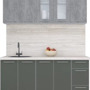 Кухонный гарнитур Мила Пластик 1.5 Б 21век