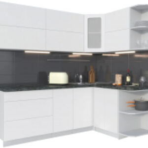 Кухонный гарнитур Мила Матте 1.5x2.2 А правая 21век