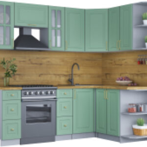 Кухонный гарнитур Мила Шато 1.5x2.2 правая 21век