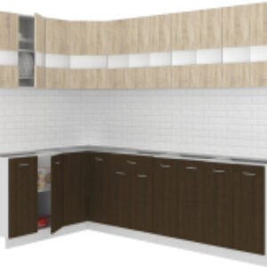 Кухонный гарнитур Корнелия Экстра 1.5x2.7 без столешницы 21век