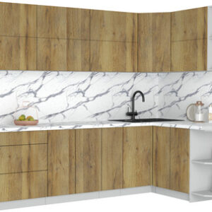 Кухонный гарнитур Мила Матте 1.5x2.7 А PR 21век