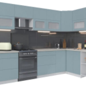 Кухонный гарнитур Мила Матте 1.5x3.0 Б правая 21век