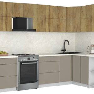 Кухонный гарнитур Мила Матте 1.5x3.0 Б PR 21век