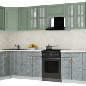 Кухонный гарнитур Мила Шато 1.5x3.4 LV 21век