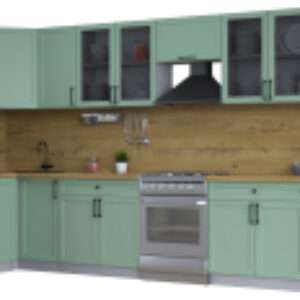 Кухонный гарнитур Тренд 1.5x3.8 левая 21век