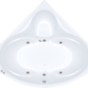 Ванна акриловая Сабина 160x160 Экстра Базовая Flat 21век