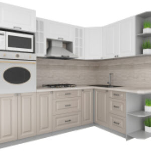 Кухонный гарнитур Мила Деко 1.68x2.4 правая 21век