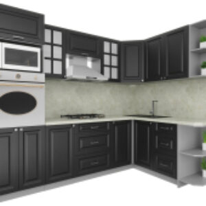 Кухонный гарнитур Мила Деко 1.68x2.6 правая 21век