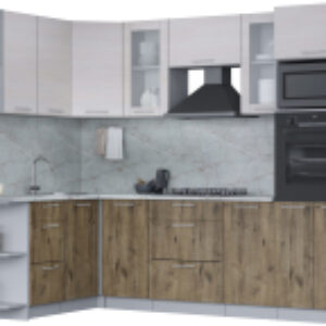 Кухонный гарнитур Мила 1.68x2.6 левая 21век