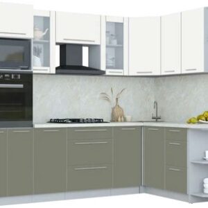 Кухонный гарнитур Мила Пластик 1.68x2.6 PR 21век