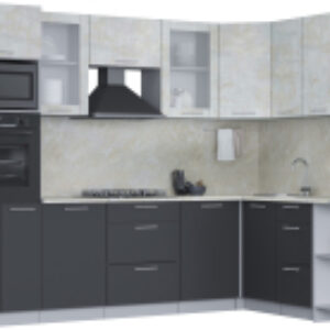 Кухонный гарнитур Мила 1.68x2.8 правая 21век