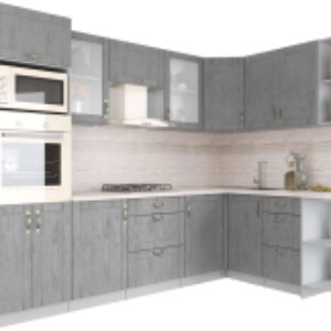 Кухонный гарнитур Мила Крафт 1.68x3.0 правая 21век