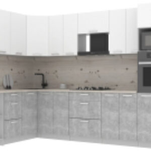 Кухонный гарнитур Мила Лайт 1.68x3.0 левая 21век