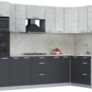 Кухонный гарнитур Мила Лайт 1.68x3.0 правая 21век