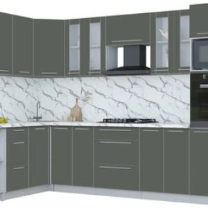 Кухонный гарнитур Мила Пластик 1.68x3.0 LV 21век