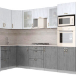 Кухонный гарнитур Мила Крафт 1.68x3.2 левая 21век