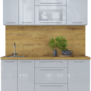 Кухонный гарнитур Мила Пластик 1.6 В 21век