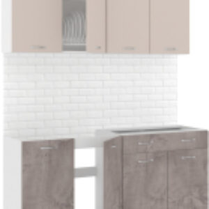 Кухонный гарнитур Корнелия Лира-лайт 1.6м без столешницы 21век