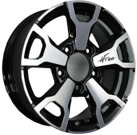 Литой диск Тайган 16x6" 5x139.7мм DIA 98.1мм ET 40мм Блэк джек 21век