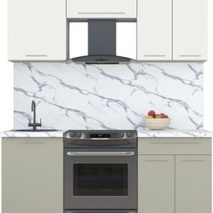 Кухонный гарнитур Мила Пластик 1.7 А 21век