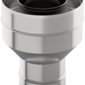 Переходник для дымохода 180x260 AISI 430/430 0.8мм/0.5мм (П-М) (К) 21век