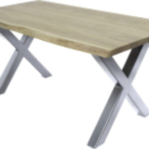 Обеденный стол Икс с обзолом 180x80x76 21век