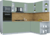 Кухонный гарнитур Мила Пластик 1.88х2.6 PR 21век