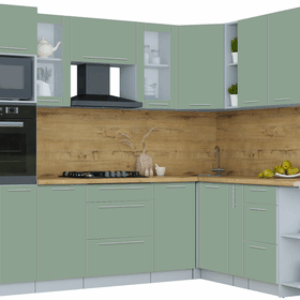 Кухонный гарнитур Мила Пластик 1.88х2.6 PR 21век