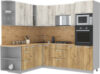 Кухонный гарнитур Мила Лайт 1.88x2.4 левая 21век