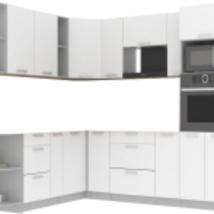 Кухонный гарнитур Мила Лайт 1.88x2.4 левая без столешницы 21век