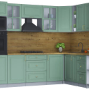 Кухонный гарнитур Мила Шато 1.88x2.8 ВТ правая 21век