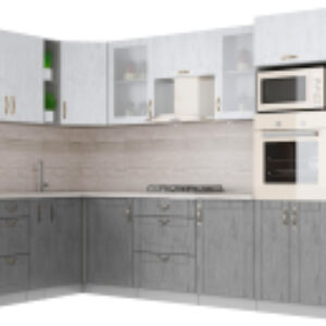 Кухонный гарнитур Мила Крафт 1.88x3.2 левая 21век