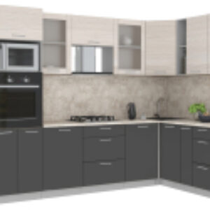 Кухонный гарнитур Мила 1.88x3.2 правая 21век