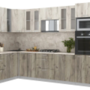 Кухонный гарнитур Мила 1.88x3.4 левая 21век