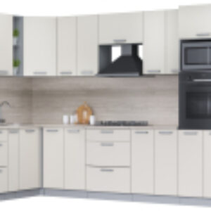 Кухонный гарнитур Мила Лайт 1.88x3.4 левая 21век