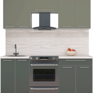 Кухонный гарнитур Мила Пластик 1.9 А 21век