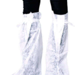 Бахилы одноразовые Высокие на завязках спанбел / 20364 21век