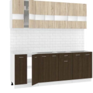 Кухонный гарнитур Корнелия Экстра 2.1 без столешницы 21век