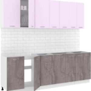 Кухонный гарнитур Корнелия Лира-лайт 2.3м без столешницы 21век