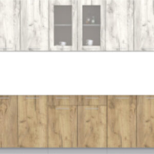 Кухонный гарнитур Мила 24 без столешницы 21век