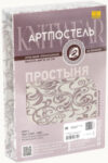 Простыня На резинке Завиток капучино 255 21век