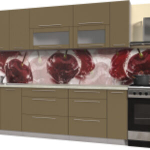 Кухонный гарнитур Мила Пластик 2.5 В 21век