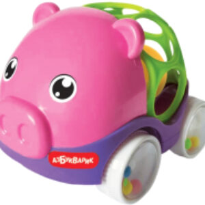 Погремушка Люленьки. Хрюшка Зверята-хохотуши / 2817 21век