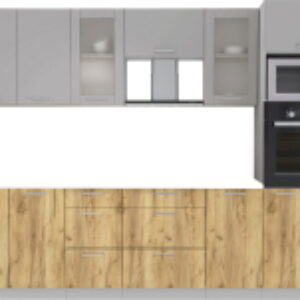 Кухонный гарнитур Мила 2.8 ВТ без столешницы 21век