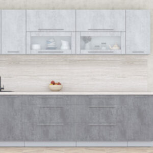 Кухонный гарнитур Мила Пластик 2.8 В 21век