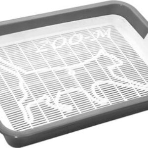 Туалет-лоток Кошка малый с сеткой / 2925сер 21век